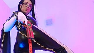 Bayonetta gets facial by octokuro