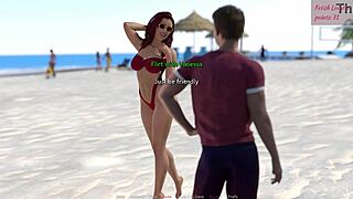 redhead milf giving me a footjob