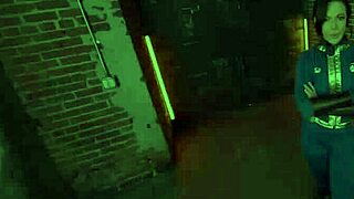 VR Conk Horny Brunette Lucy Sucks and Fucks Anally in Fallout Cosplay Parody Pt 3!