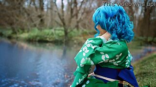 I'm in this cosplay as wakasagi hime, and it's spawning av project pilot.