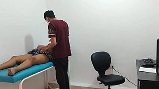 Horny Student In The Office