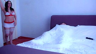 Lecherous husband pissing on face his wenchs and ass fuck her