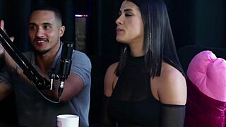 morena safada strips naked showing tits and gets pussy licked after saying she likes fingering men's asses - val mineirinha in swing cast sheer red