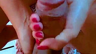 Pink College Girl Rubs Wet Pussy