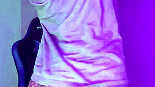 Emo Rockera Prostitute Strips in Softcore Solo Session