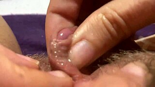 Watch this big clit explode in orgasm closeup!
