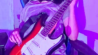 Emo Rockera Prostitute Strips in Softcore Solo Session