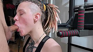 workout ends with rough fuck better than cardio