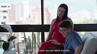 Can you believe this hot milf riding her husband with such passion in missionary?