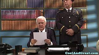 Facialized Babe In Superhero Threeway