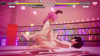 Two lesbians engage in intense squirting anal assfucking with fingering fucking and kissing masturbation