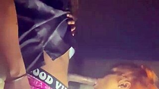 creampie in beale street garage, wet and sloppy