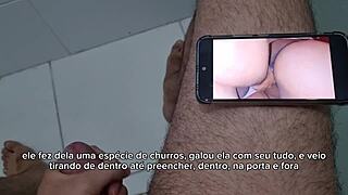 Cuckold Watches Pregnant Wife Get Creampied