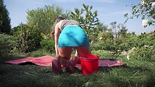 Hot Wife Flashing Ass Outdoors?