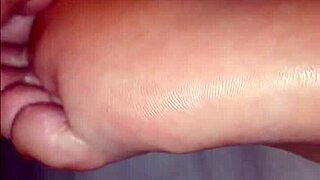 Licking my girlfriend's soles