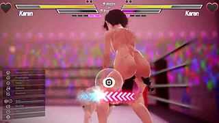 Two lesbians engage in intense squirting anal assfucking with fingering fucking and kissing masturbation