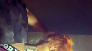 creampie in beale street garage, wet and sloppy