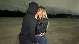 wife cheats publicly with friend rubbing until he cums deep