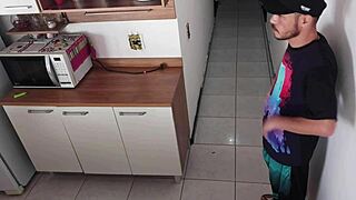 Watch Husband Fucking Best Friend In Shower! Risky Sex Encounter!