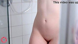 Samantha Rone Pounds Her Pink Toy In The Shower