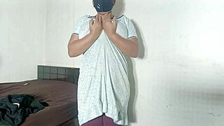 I's niharika, college girl with tight virgin pussy, masturbatin' in bedroom alone