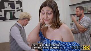 Hot Shy Slut Cheats On Husband Right In Front Of Him