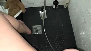 Arab Escort Girl Teases Tight Pussy in Shower, Squirting Wildly