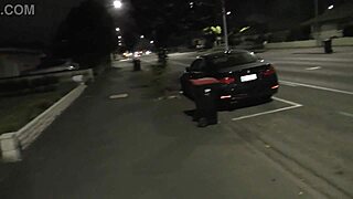 Kiwi trashy milf endures public disgrace with piss in busy street