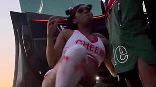 Cheerleader Wants Dick In The Afterlife Outdoors