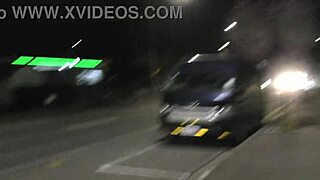 Kiwi trashy milf endures public disgrace with piss in busy street