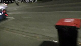 Kiwi trashy milf endures public disgrace with piss in busy street