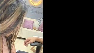 she sucks my cock while i create her accounts