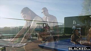 Blacked Gorgeous Influencer Gianna Devours Bbc At Gym