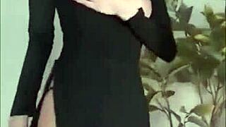 Korean girl with mask in scene