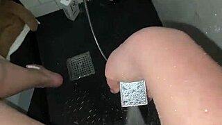 Arab Escort Girl Teases Tight Pussy in Shower, Squirting Wildly