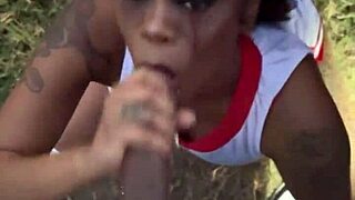 Cheerleader Wants Dick In The Afterlife Outdoors