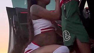 Cheerleader Wants Dick In The Afterlife Outdoors