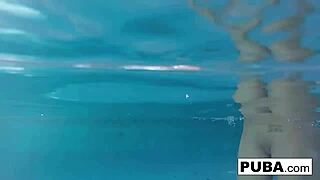 Olivia Has Some Summer Fun In The Pool