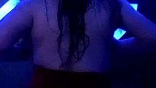 Hot wife rides single man passionately in hotel