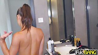 Hey, anastasia brokelin as spanish maid cleans that big cock so well