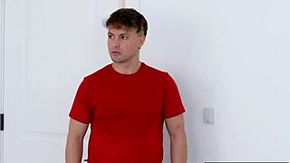 Pissed teen shares bed and fucks