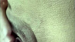 does the latina prefer fingers or dildo in holes?