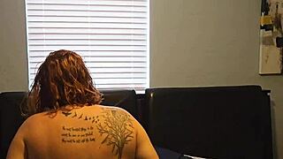 Busty MILF Rides Huge Cock