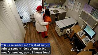 Donna Leigh Dominates Redhead Bitches In Prison With Handcuffs And Humiliation