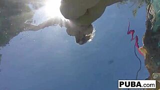 Olivia Has Some Summer Fun In The Pool