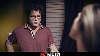 Brunette girlfriend sneaks in some private riding with her boyfriend