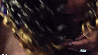 Neighbor Trades Rent For Ebony Oral Pleasure