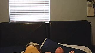 Busty MILF Rides Huge Cock