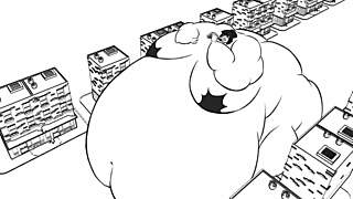 Bryn's weight gain journey with a muscular bodybuilder