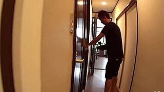 curvy japanese teen seduce to creampie fuck by classmate